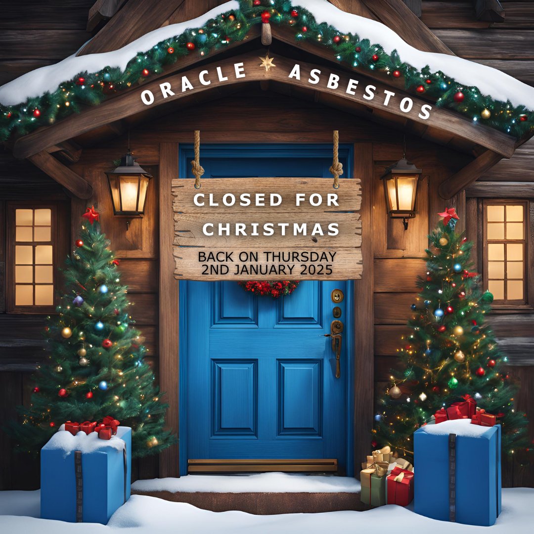 Oracle_Asbestos's tweet image. We&apos;re officially closed for the holiday season! 🎅🎄 

We’ll be back on Thursday, January 2nd, 2025. Wishing you all a Merry Christmas and a Happy New Year! 🌟 

Enjoy the festivities and see you in the new year! 🎊
#Christmas #Festive #Closed #HolidaySeason #Oracle