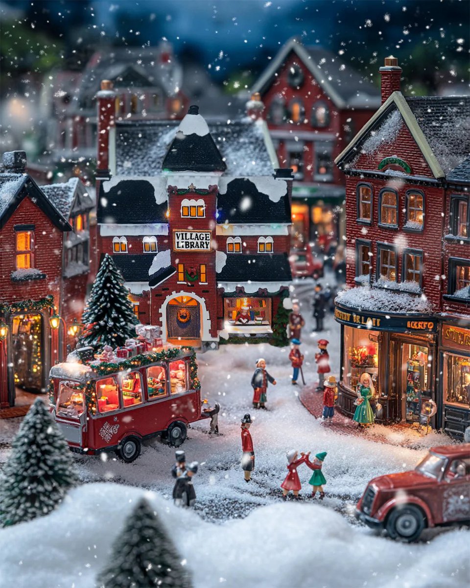 the_transit_guy's tweet image. People put these beautiful walkable Christmas villages in their homes and then live here: