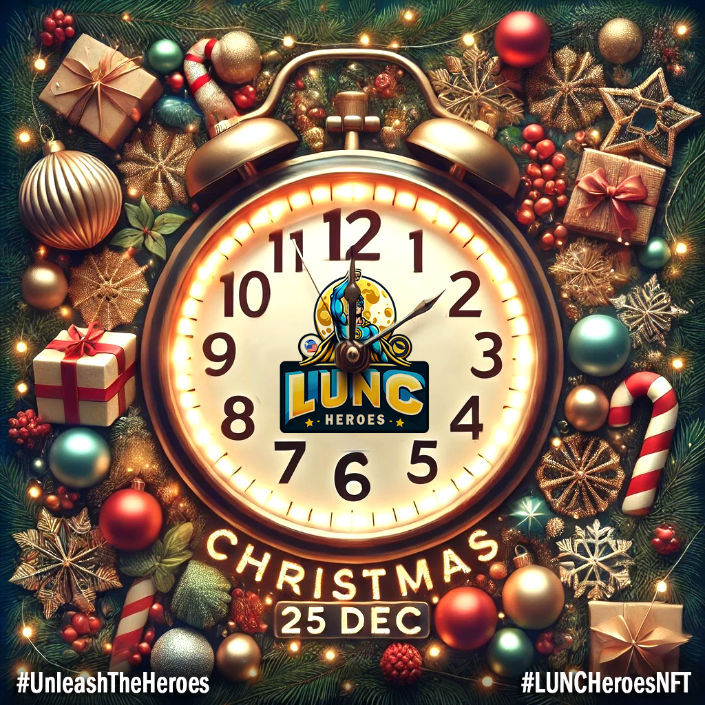 GreenSmoke029's tweet photo. 🚨 Quick Reminder! 🚨

The clock is ticking! ⏳ Don’t miss your chance to grab a FREE #LUNCHeroesNFT in our Christmas Airdrop! 🎄

👉 If you haven’t done it yet, hurry up do the following...

1️⃣ Like this post.
2️⃣ Retweet / Repost.
3️⃣ Tag 2 friends (or family members).
4️⃣ Follow @GreenSmoke029 
5️⃣ Submit your details here https://t.co/d6uxwvvgH2

⏳ Deadline: 25th December.

Explore the Collection :
🌐 Opensea: https://t.co/Ic9mA4kbJ4

======================================
#ChristmasAirdrop  #NFTGiveaway #ChristmasGiveaway #NFTCommunity  #NFTCollection  #LUNC  #USTC  #LUNCcommunity  #LUNA #Bitcoin  #Ethereum  #NFTs #Crypto #ShibaInu  #VOLTINU  #XRP  #DOGE  #SolanaNFTs #Coinbase  #KuCoin  #OKXWallet