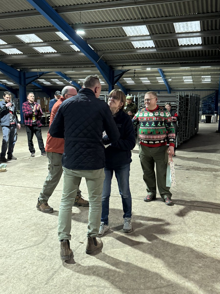 Last day festivities….A quick roundup
Ben Haynes won the mince pie competition! 
Long service awards were given out to staff members who have racked up 255 hours service between them over the years, with Trina Cole, Mark Jenkins and Andy Pope completing 35 years each this year!
