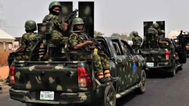 SaharaReporters's tweet image. How Troops Of Nigerian Military Raided Over 300 Communities In South-East, Displaced 180,000 Residents – Report | Sahara Reporters bit.ly/3Bz81YK
