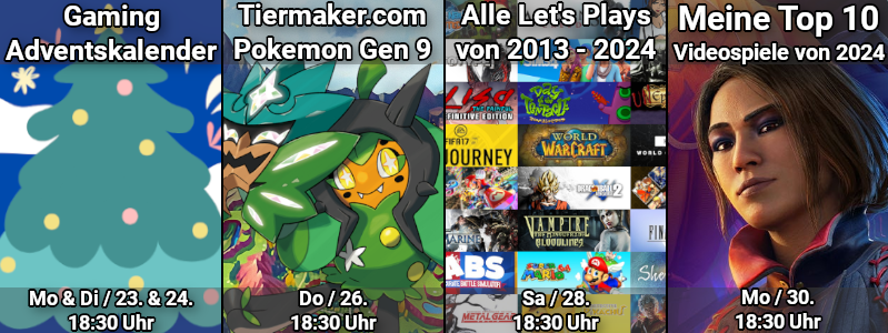 ForceComYT's tweet photo. Die letzten 9 Tage des Jahres beginnen!

https://t.co/qPsDLL3c6O

Morgen endet bereits unser Gaming Adventskalender wieder. Die Tage sind wie im Flug vergangen.

Aber bis Silvester gibt es dann doch noch alle zwei Tage ein neues Video! https://t.co/oVOiVCXVUy
