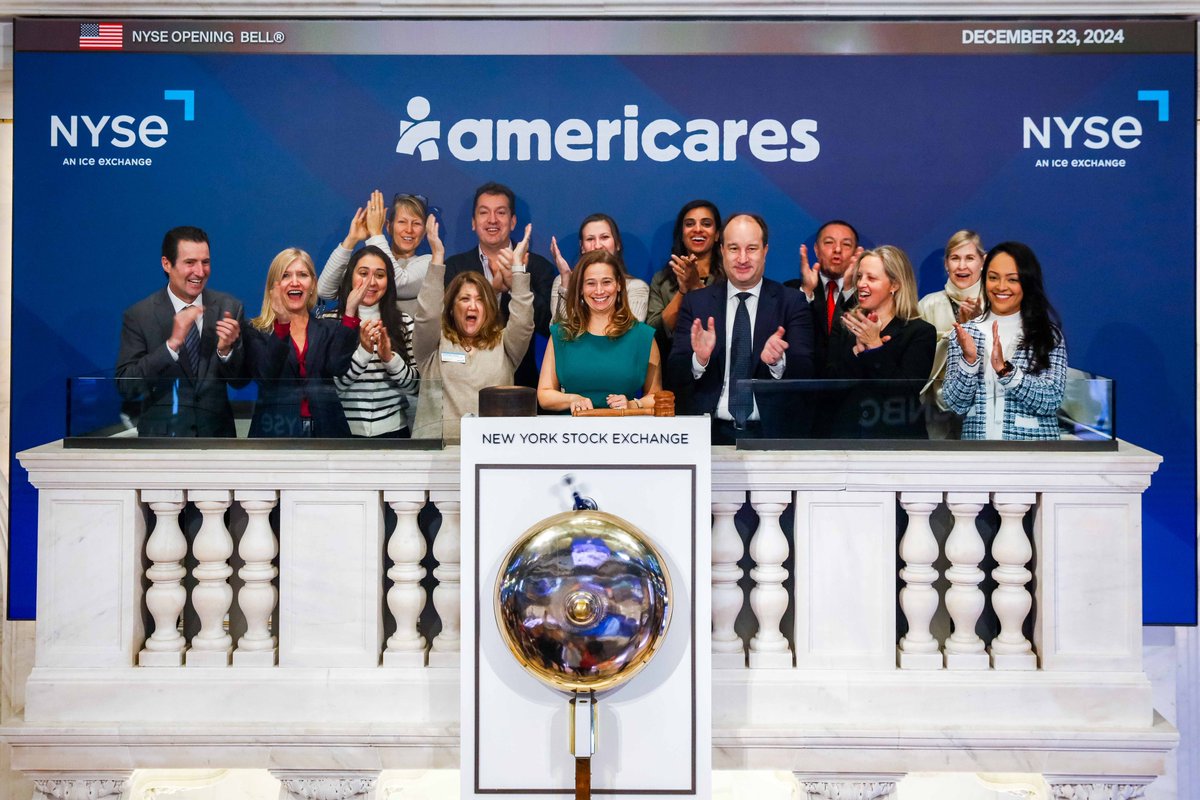 .<a href="/Americares/">Americares</a> had the honor of ringing the <a href="/NYSE/">NYSE 🏛</a> Opening Bell this morning to celebrate the Season of Giving and highlight the importance of increasing access to health care around the world! 

Photo Credit: NYSE