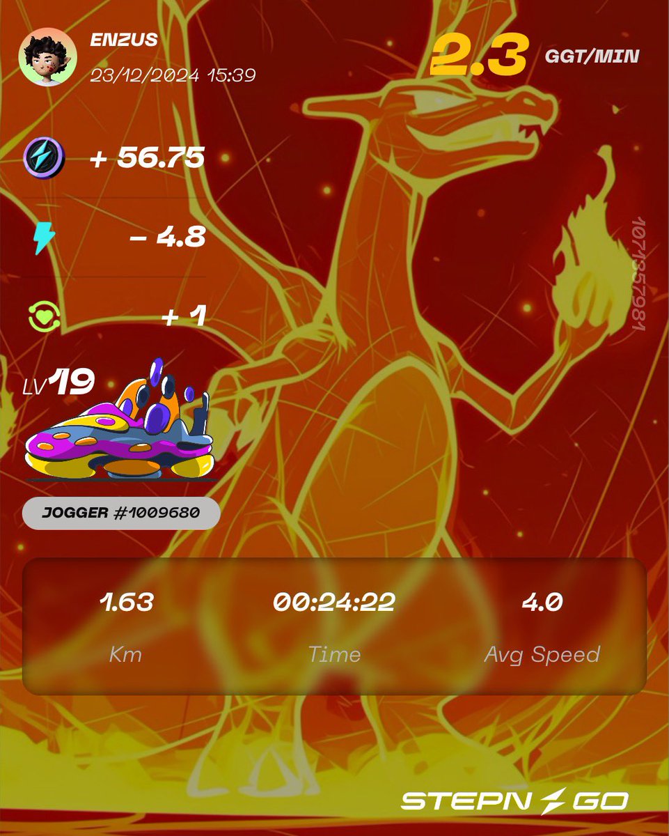 Enzus93's tweet image. YES. It’s another good day to be a #stepner! 🙋🏻‍♂️🫶🏻👟
#STEPNGO #STEPN