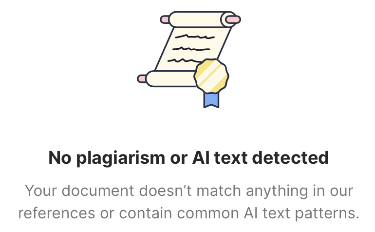 I wrote it. I know that I wrote every word. And yet, for some reason, I found this affirmation satisfying. Thanks, @Grammarly. I guess.
