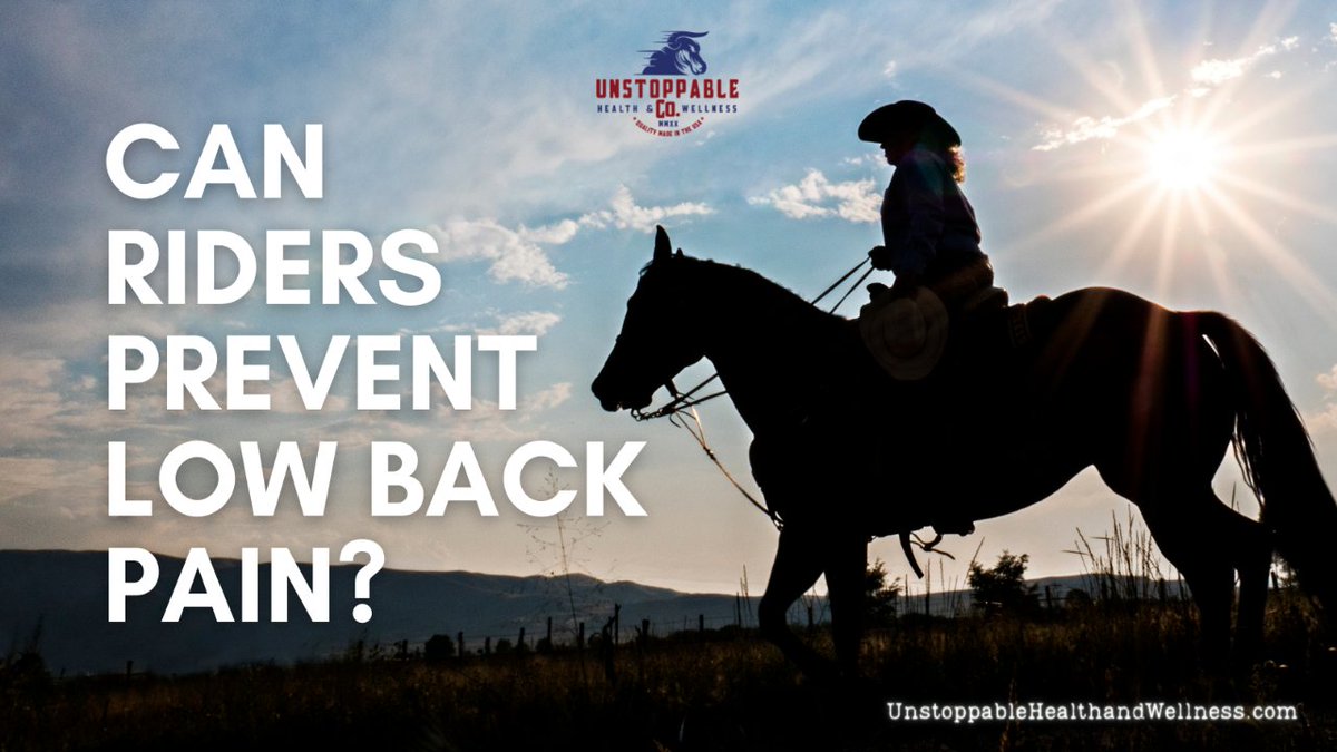 AndUnstoppable's tweet photo. Can Riders Prevent Lower Back Pain?

Learn some tips to keep your back feeling strong and flexible both on and off the horse.

https://t.co/iJoVew25De

#beunstoppable #myunstoppable #cbdforbackpain #equestriantips #cbdwellness #freecbd https://t.co/bdCW0Opj1o