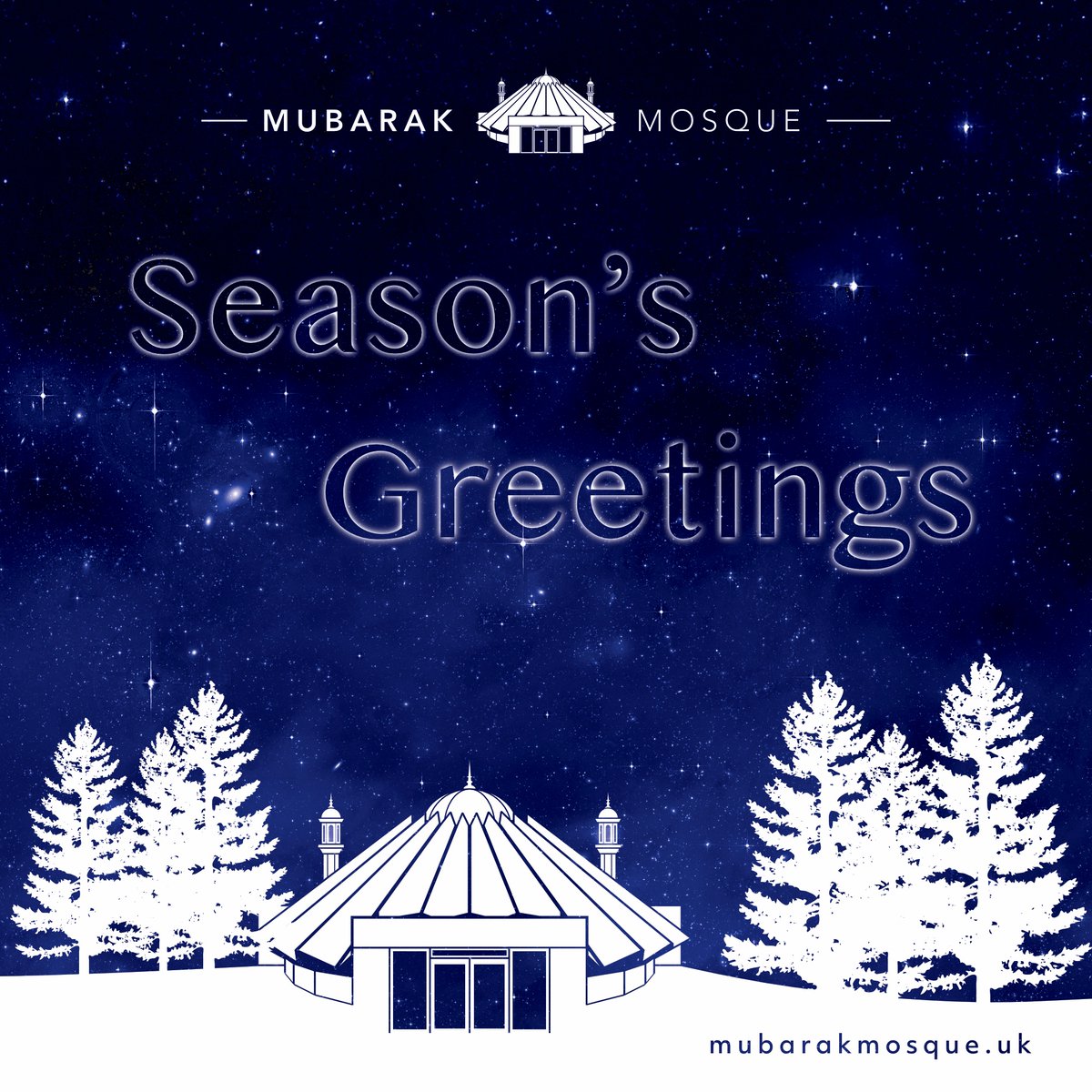 Our warmest season’s greetings to you and your families from all of us at Mubarak Mosque.  

Sending peace and joy for 2025.  

#SeasonGreetings #NewYear #NewYear2025 #Tilford