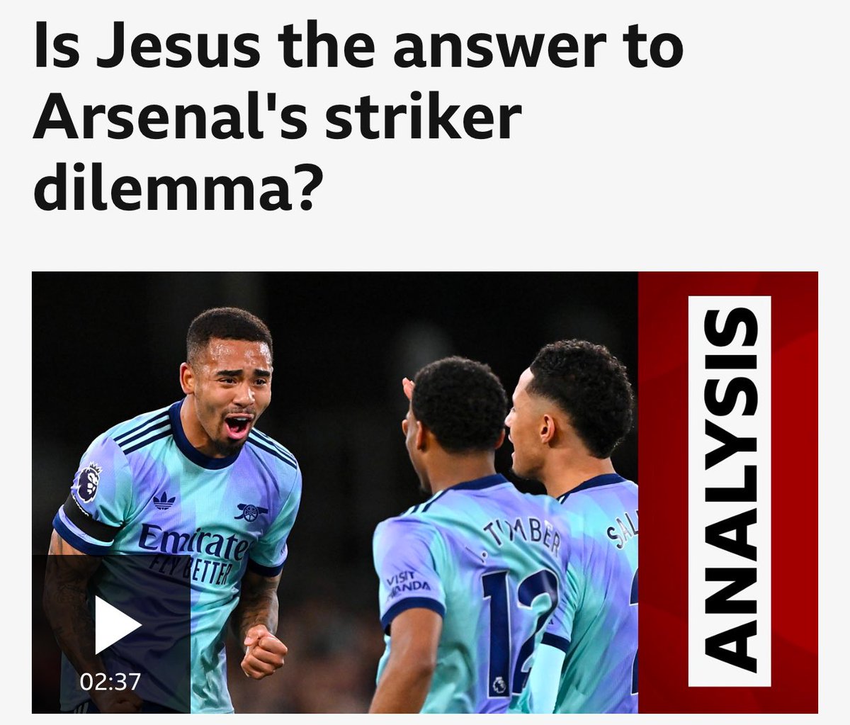 Well, him or Moses, currently out on the
wing for Luton.