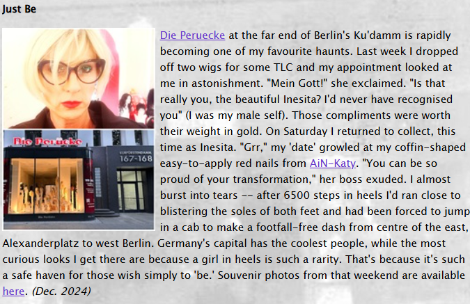 InesitaDaSilva's tweet photo. Die Peruecke in Berlin is rapidly becoming one of my favourite haunts...https://t.co/44bT9u6Ga0 https://t.co/5AWM2LNqZJ