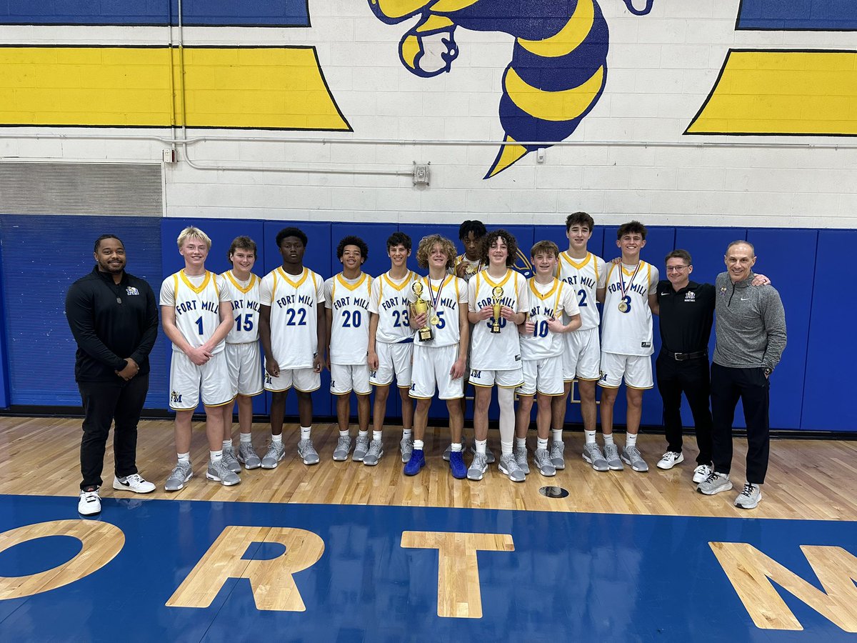 Freshman team wins the championship of the Yellow Jacket Classic by defeating Nation Ford 29-12.
#WeAreFortMill