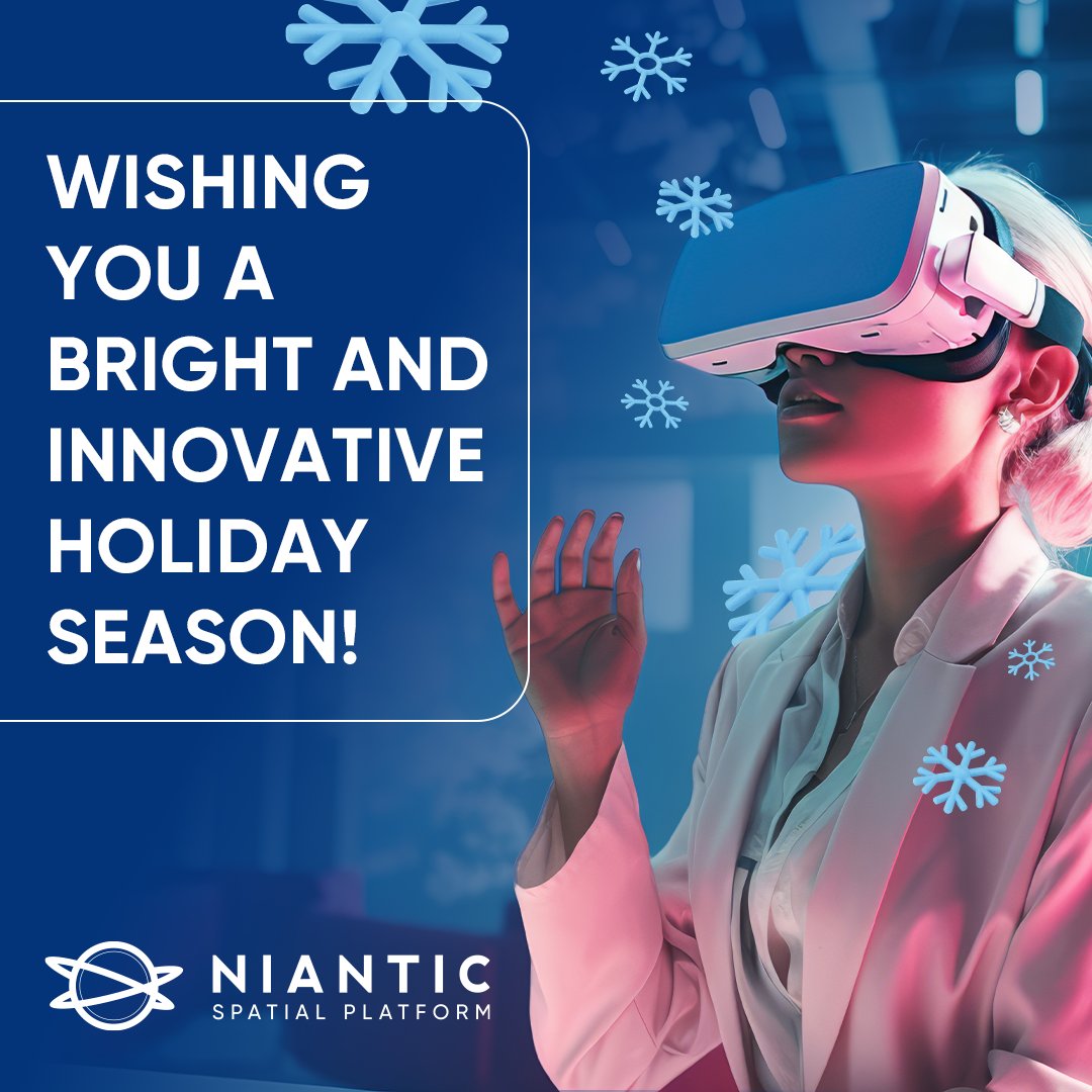 Happy Holidays from the Niantic Spatial team! ❄️

As we reflect on 2024, we're grateful for your trust and partnership in building the future of spatial computing together. Wishing you and your team a successful New Year ahead!