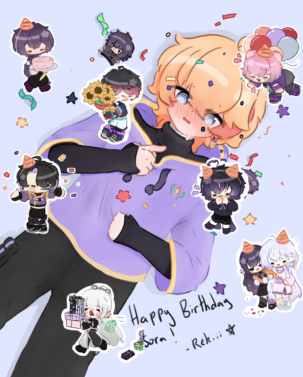 im too early...
Happy Early Birthday (husband???) Sora! (❁´◡`❁)
You're amazing 🫵✨