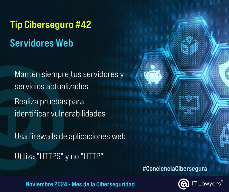 ITLawMx's tweet image. Un trabajo constante... 🌐

#ConcienciaCibersegura
#ITLaw
#Servidoresweb