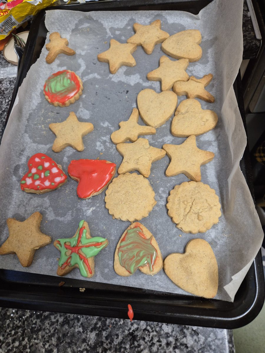 lisajean83's tweet photo. @FairisleJS @CityCateringSou thank you for the food parcels. We have made our cookies today. Merry Christmas everyone and thank you for all you do for my children https://t.co/im3GJ4XqpQ