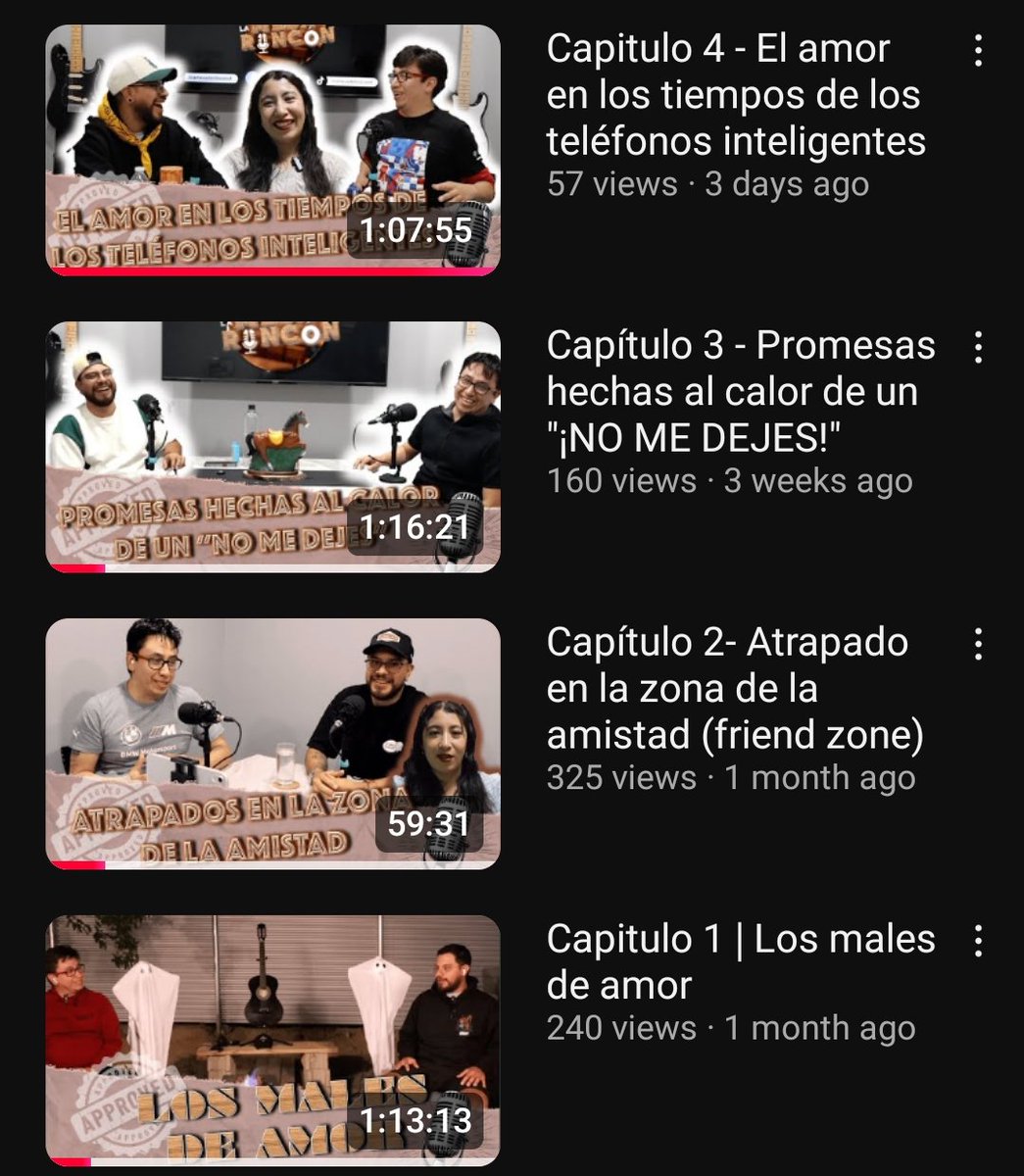 LaMesaDelRincOf's tweet photo. Continuamos muy felices nuestros humildes inicios. Ya tenemos 4 episodios y seguiremos creciendo. 💪🏻
Visítanos en nuestro canal de YT:
https://t.co/6wfXuv04Ty
#podcast #lamesadelrincon #relaciones #comunicacion https://t.co/Sgni3mGdt0