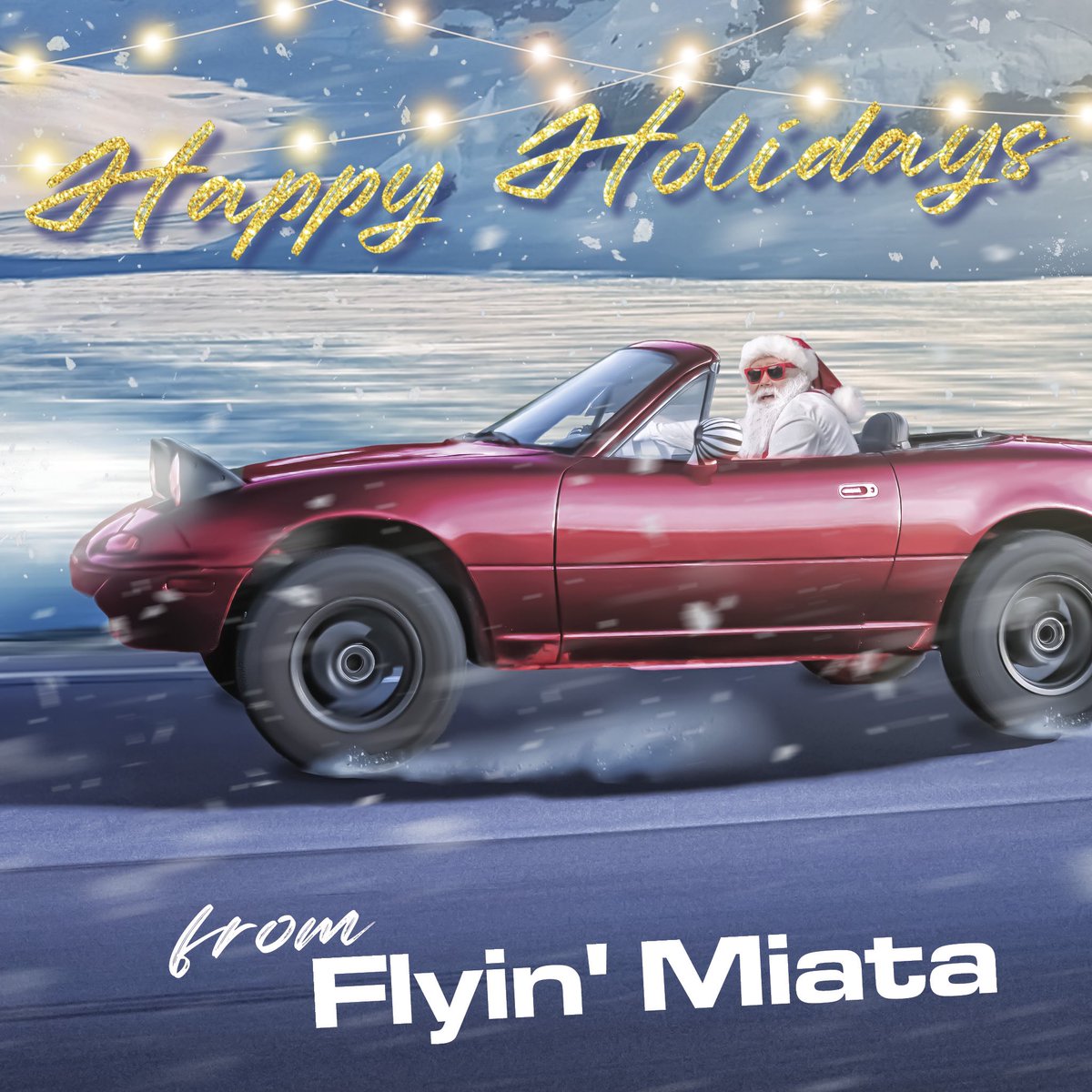 Happy Holidays from all of us here at Flyin' Miata!

#HappyHolidays #MerryXmas #HappyNewYear #holidays #timeoff #vacation #winter #food #family #friends #santa #NA #NB #NC #ND #NewYear #miatalife #seasonsgreetings #festivevibes #goodbye2024 #tistheseason #miata #FM #FlyinMiata