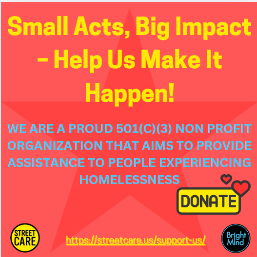 StreetCareOrg's tweet photo. Small acts, big change! 🌟

Street Care, a proud initiative of Bright Mind, is spreading kindness and hope to build a brighter, thriving community. Join us in creating ripples of positivity—every effort counts! 💙

🔗Learn more: https://t.co/aYSq6Wjxb6

#StreetCare #HopeInAction https://t.co/unznhzhIvl