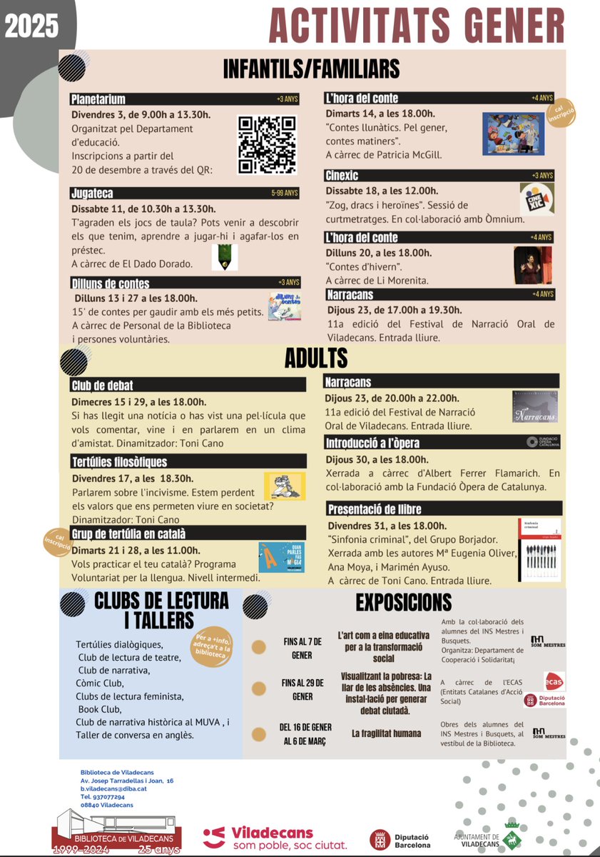 #ampamontserratina, #ajuntamentviladecans, #bibliotecaviladecans