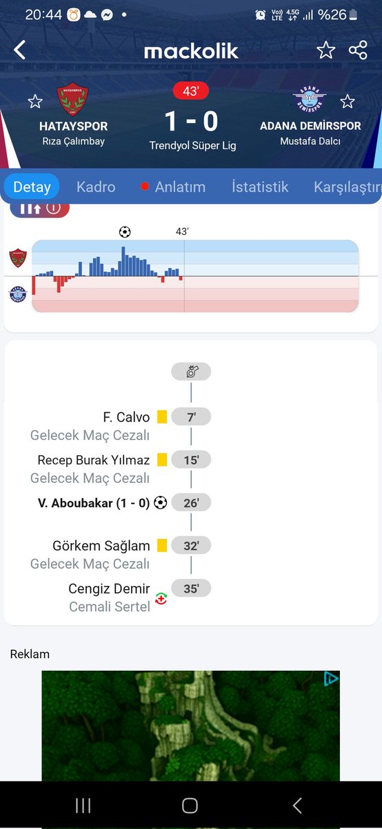 3 sarı kart 3 cezalı. Bilin bakalım Hataysporun bir sonraki maçı kiminle.