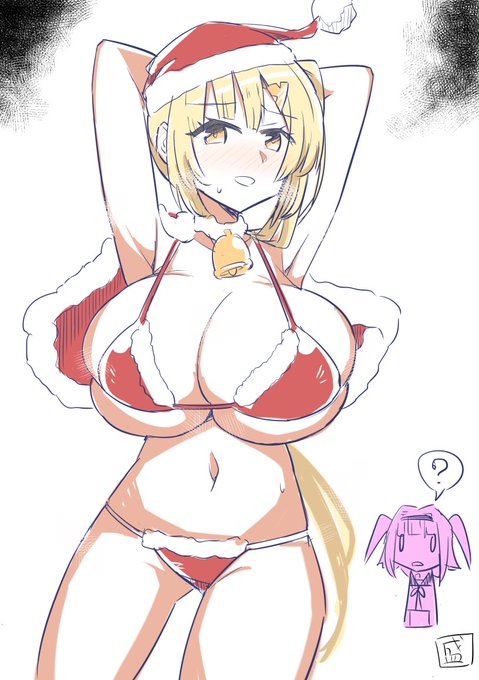 175cmユッサユサンタビキニ 