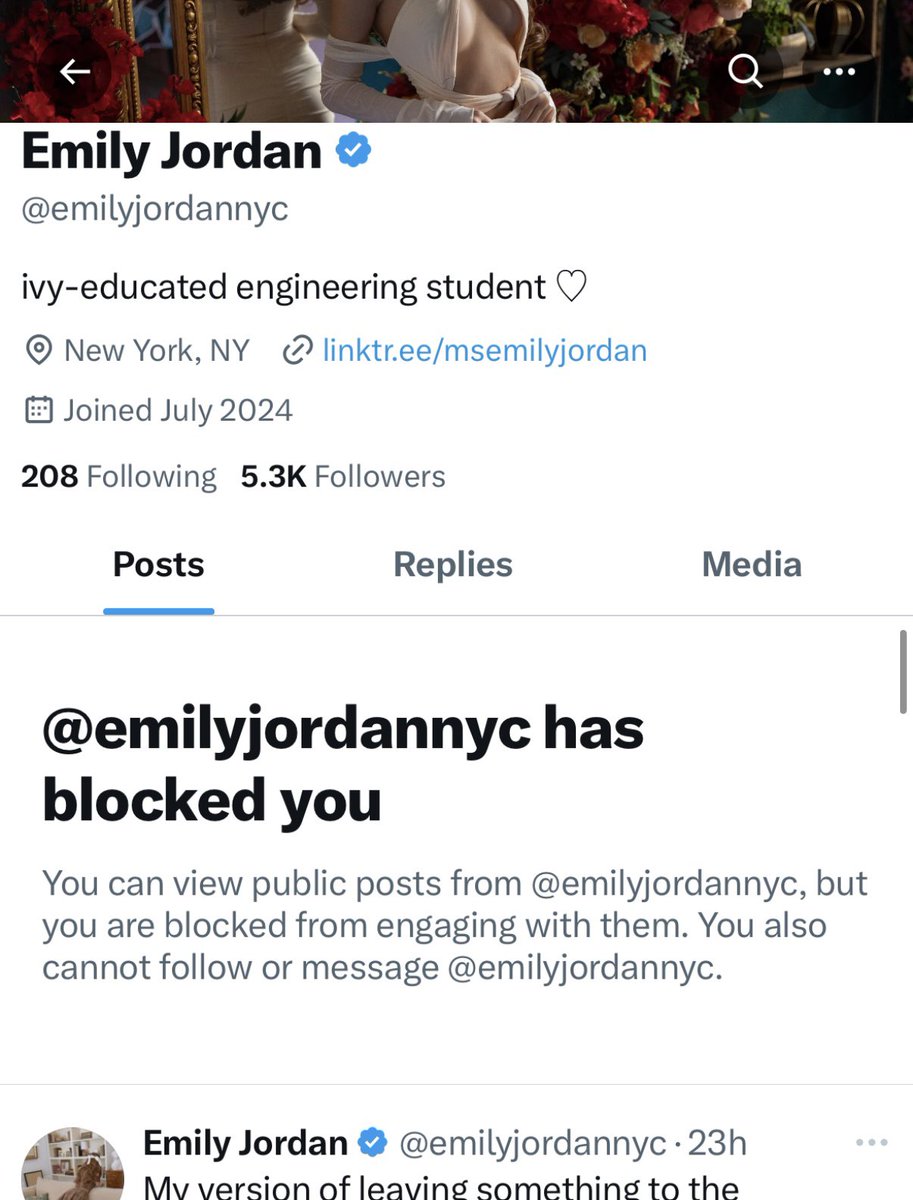 Dragonflyd73's tweet photo. The “escort” Emily Jordan got caught red handed for stealing deposits and scamming clients… also known as focused on her goals, stealing the 25% deposit from anyone who pays it and then blocking them. @WeAreTryst @emilyjordannyc @irinaslovakfmty @parody_escort @TheEroticReview https://t.co/h5LhGWyVIy