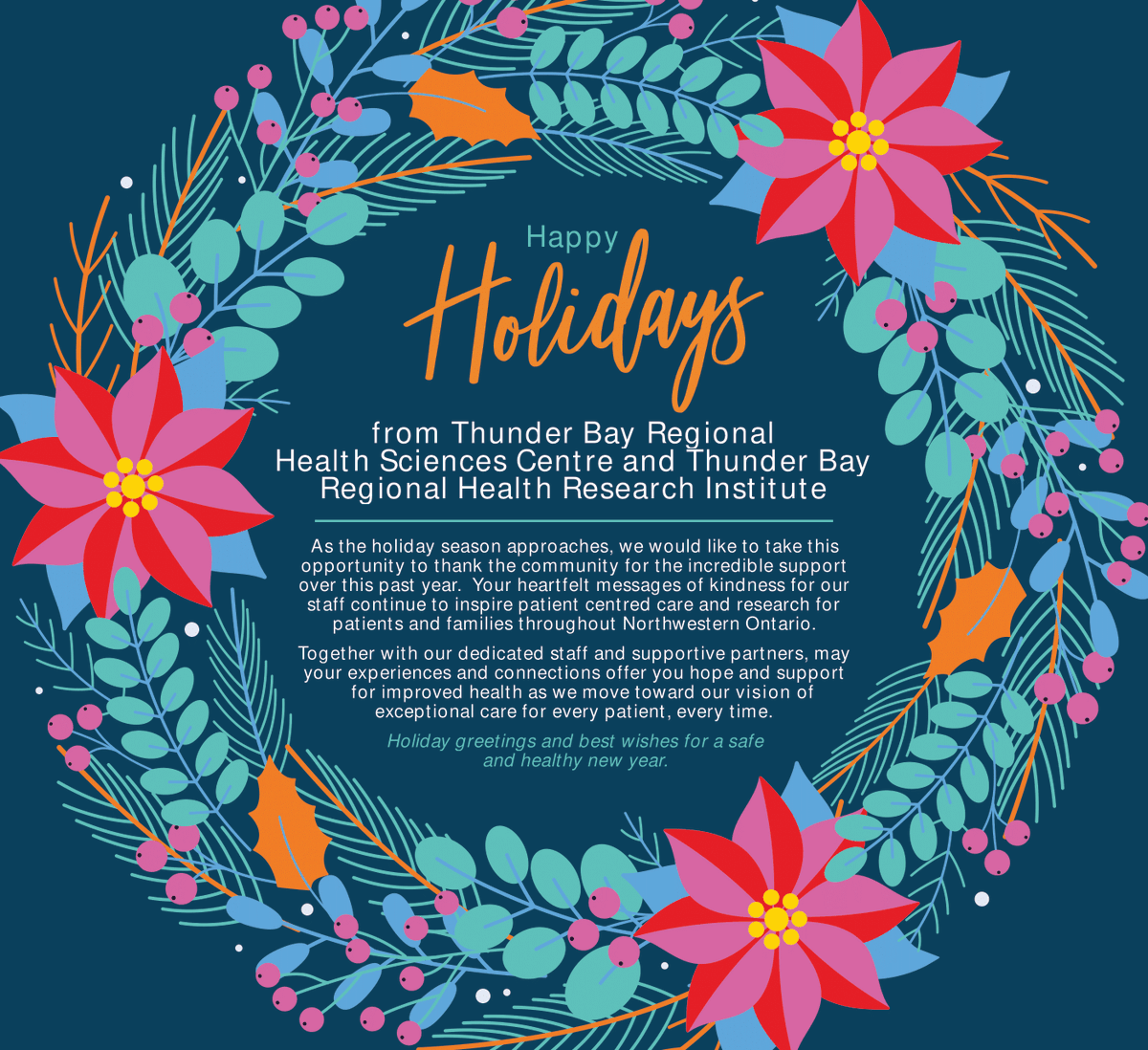 TBRH Sciences Centre (@tbrhsc_nwo) on Twitter photo 🎄❄️ Happy Holidays from Thunder Bay Regional Health Sciences Centre (#TBRHRI) and <a href="/TBRHRI/">TBR Health Research</a> ❄️🎄 🎄❄️ Happy Holidays from Thunder Bay Regional Health Sciences Centre (#TBRHRI) and <a href="/TBRHRI/">TBR Health Research</a> ❄️🎄