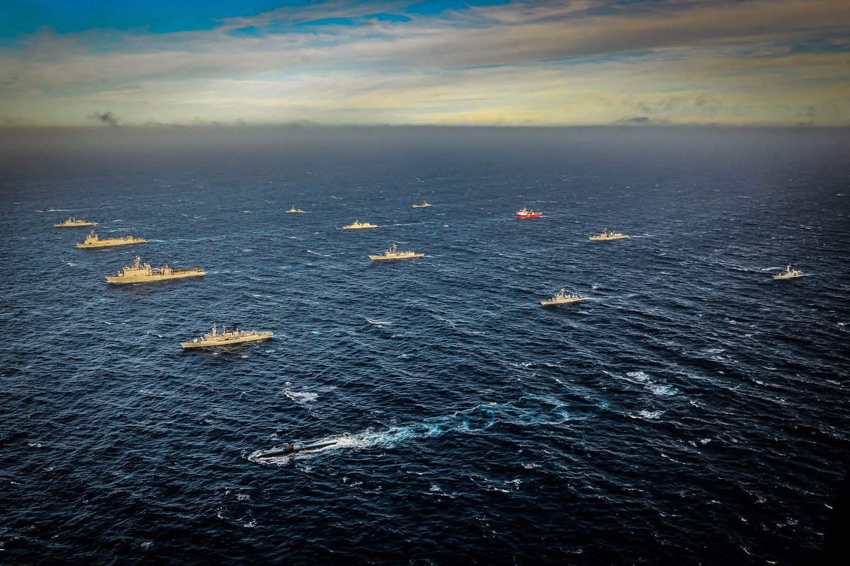 #SOUTHCOM Year in Review: In September, U.S. forces joined counterparts from 24 nations for exercise #UNITASLXV off the coast of Chile. UNITAS is the world's longest-running, annual maritime exercise and integrates multinational forces to strengthen defense and global security.