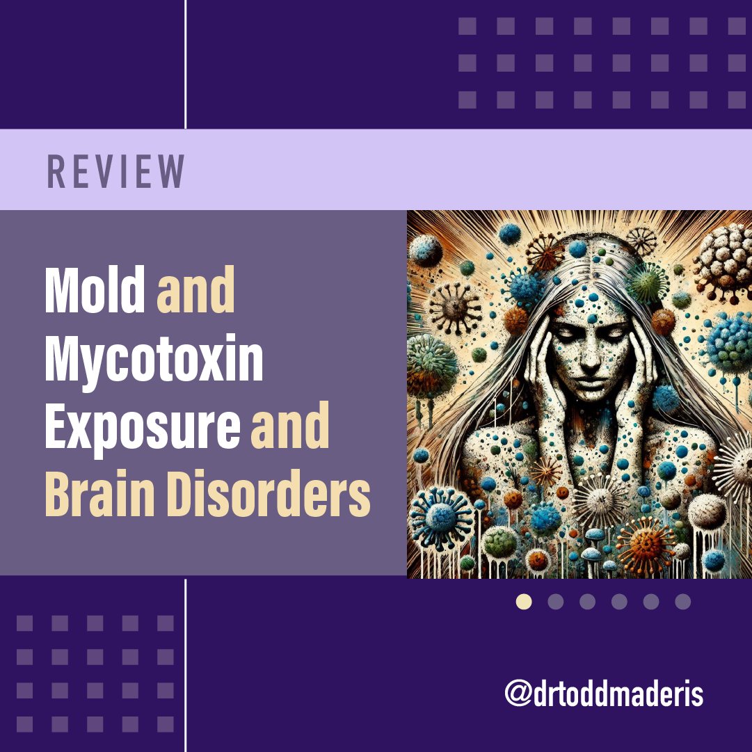 dr_todd's tweet image. Indoor exposure to molds and the #mycotoxins they produce can damage the body's cells, tissues, and organ systems. The brain and central nervous system are the most concerning organ systems affected by this environmental exposure.

Molds and mycotoxins cause damage in various