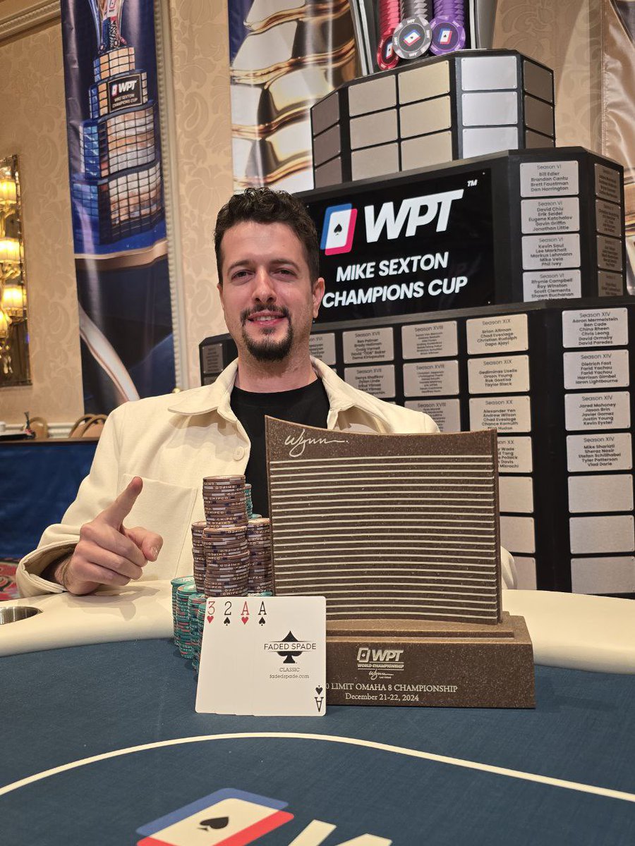 Congratulations to the <a href="/WPT/">World Poker Tour</a> Limit Omaha-8 Championship Winner Nicolas Milgrom. Nicholas topped the 75 player event, earning $55,487!