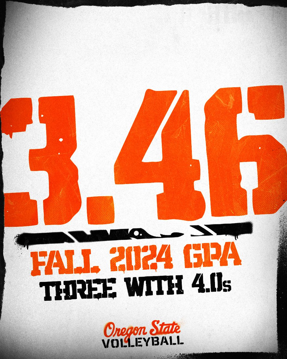 Competed on the court and in the classroom🏐📚

The highest in-season quarter GPA in the Behonick era

#GoBeavs