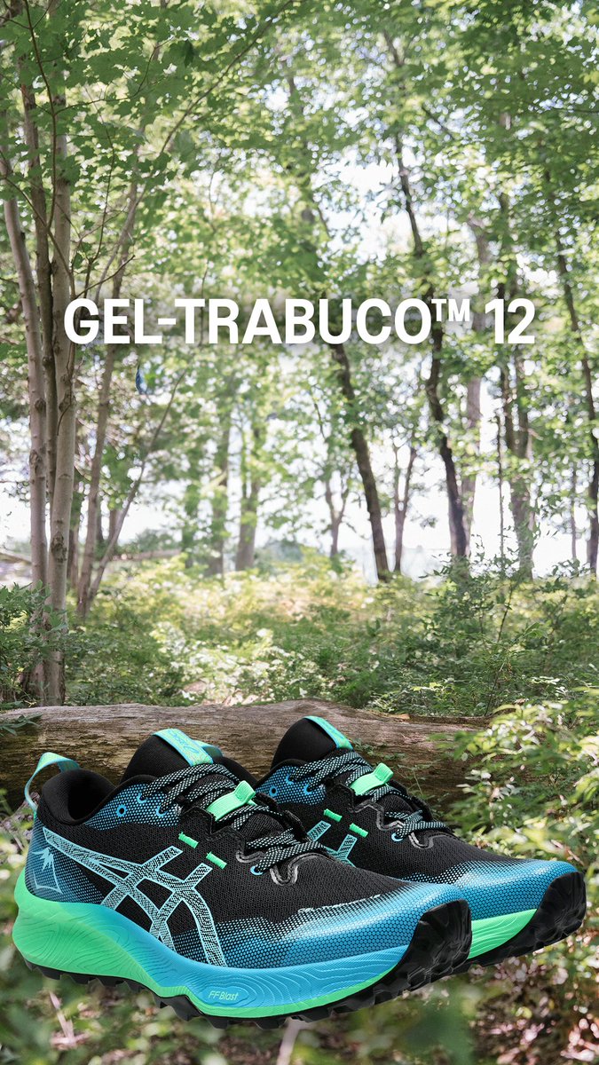 ASICSmexico's tweet photo. Siente la seguridad que necesitas para tus carreras de trail más ligeras con el calzado GEL-TRABUCO™ 12. 
Encuéntralos en tiendas ASICS o en https://t.co/vb3HXHLFMn 
#ASICS #MoveYourMindWithASICS #GELTRABUCO12 https://t.co/ppR9ElDPxK