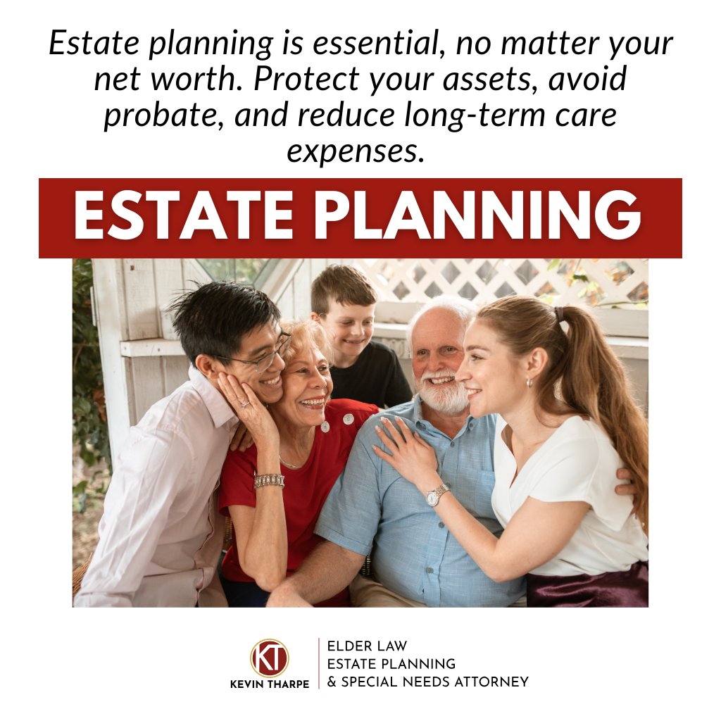 JKevinTharpe1's tweet image. Estate planning is essential, no matter your net worth. Protect your assets, avoid probate, and reduce long-term care expenses with a customized plan. zurl.co/SPvoO #EstateProtection #EstatePlanning
