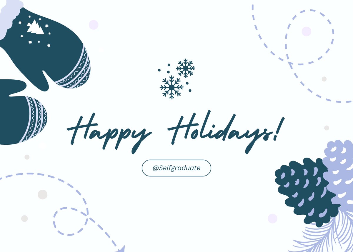 Season's greetings from the Madison and Lila Self Graduate Programs department. We extend our best wishes for a joyful holiday season