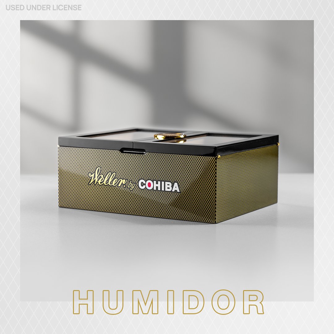 cohiba's tweet image. We have a lot to be thankful for, but the Weller by Cohiba humidor is at the top of the list.

Swipe for an inside look, then share this with someone that needs to get you a last minute holiday gift ➡️

#CohibaWeller #WellerHumidor #Humidor #NewRelease #Cigars #WellerByCohiba