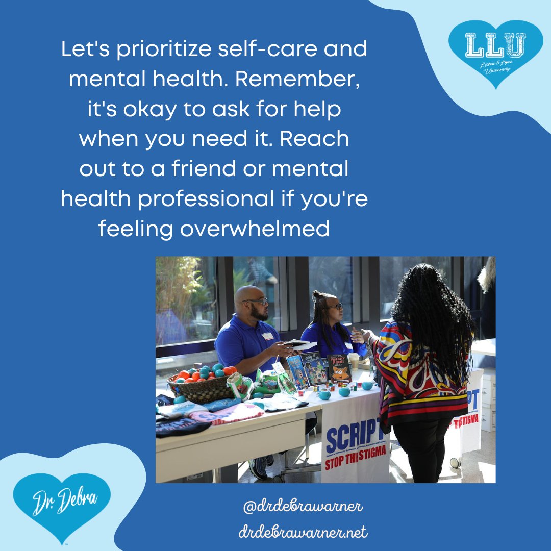 💙It's holiday season and that can be a difficult time for some. Let's promote a world where mental health is treated equal to physical health. Image Feats. Drs. Britton and Rodgers!💙
#MentalHealthMatters #StopTheStigma #SCRIPT #together #neveralone