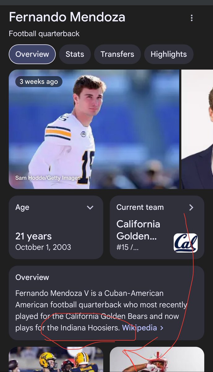 ImWayneKerr's tweet image. According to Wikipedia, Fernando Mendoza is a Hoosier

#iufb