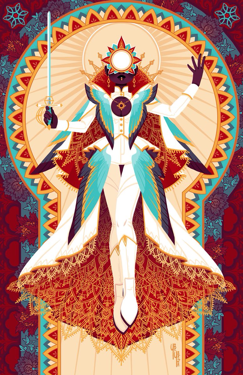 Yoshi Yoshitani working on an Oracle Deck tweet media