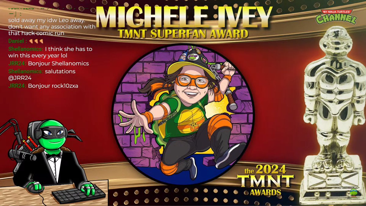 TMNT Superfan Award: Michele Ivey (<a href="/IveyAngelo/">Michele Ivey</a> )