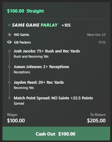 DieselBTB's tweet photo. Diesel Pick 🚨⛽️ Link in bio for daily picks, ladder challenges, and all supporting DD 🔮🔬
#NOSaints #GBPackers #JoshJacobs #JuwanJohnson #JaydenReed #Football #NFL #Parlay #ParlayPlay #PlayerProps #FootballBetting #SportsBetting #sportsbettingpicks https://t.co/ogiU1xEEVX