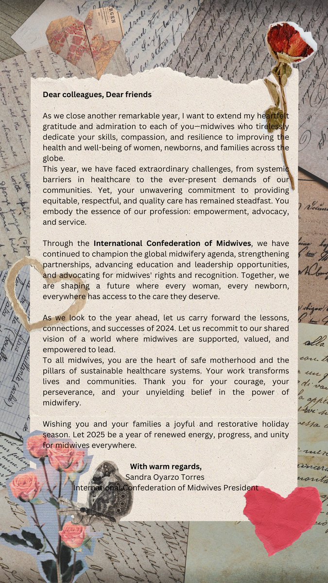 Sandra Oyarzo Torres (@torresoyarzo) on Twitter photo Through the International Confederation of Midwives🫶, we have continued to champion the global midwifery agenda, strengthening partnerships, advancing education, leadership opportunities, and advocating for ❤️midwives' rights and recognition. <a href="/world_midwives/">International Confederation of Midwives</a> #midwivestogether Through the International Confederation of Midwives🫶, we have continued to champion the global midwifery agenda, strengthening partnerships, advancing education, leadership opportunities, and advocating for ❤️midwives' rights and recognition. <a href="/world_midwives/">International Confederation of Midwives</a> #midwivestogether