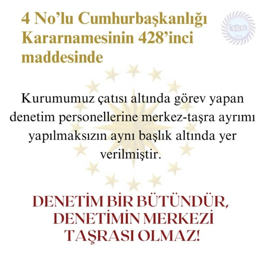 Kariyer Meslekler Arasında Ayrım Yapılamaz!
Merkez-Taşra adı altında yapılan ötekileştirmeyi kabul etmiyoruz!
Yapılacak olan bir düzenlemede Adil ve Eşit olunmasını istiyoruz!
#sosyalgüvenlikdenetmenleri
#kariyermeslekayirma
