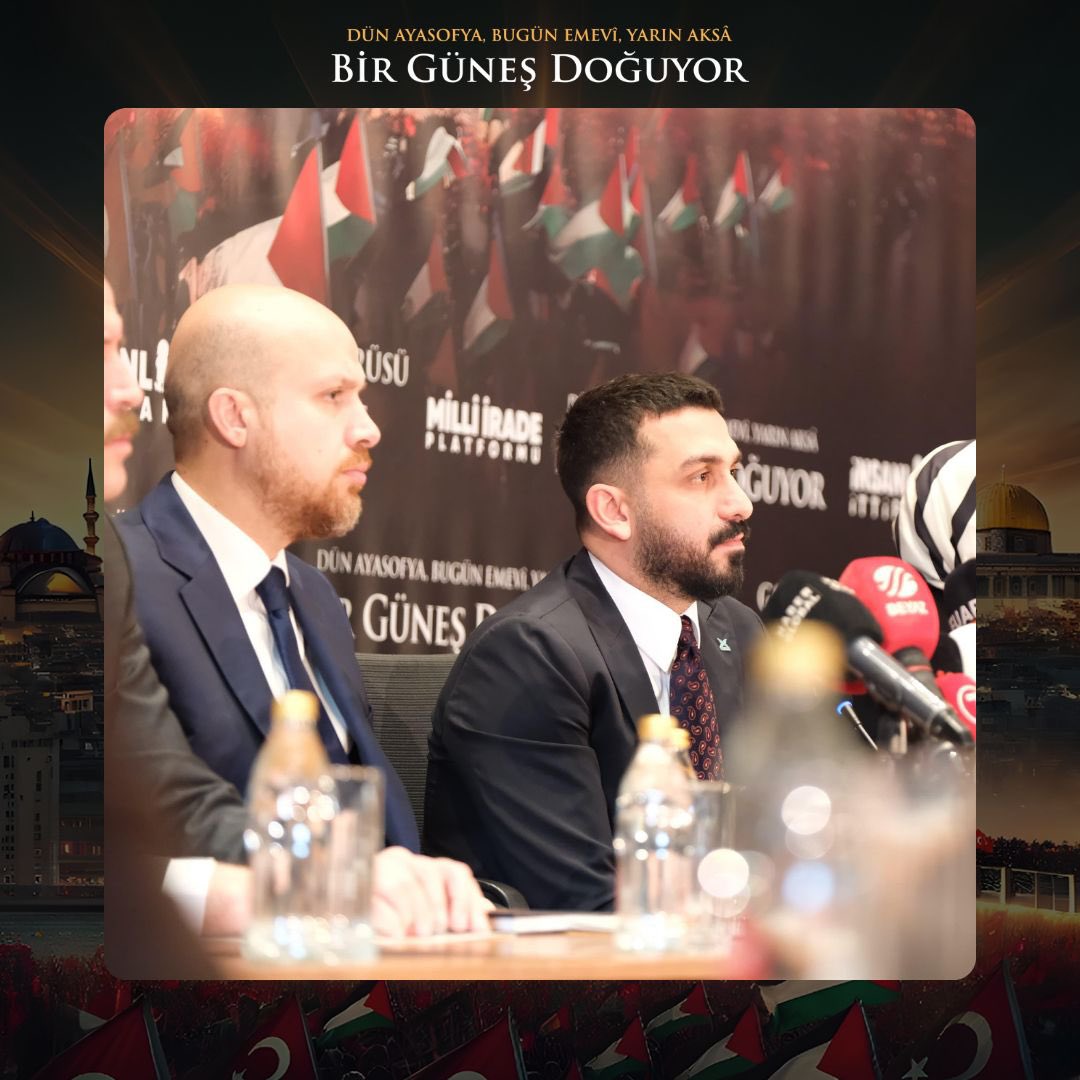 🇹🇷 Yeni yılın ilk sabahında dünyayı biz uyandırıyoruz!

🙌🏻 1 Ocak günü Galata Köprüsü’nde kol kola kenetleniyoruz…

🇵🇸 Sen de gel, tüm dünyayı birlikte uyandıralım!

#BirGüneşDoğuyor