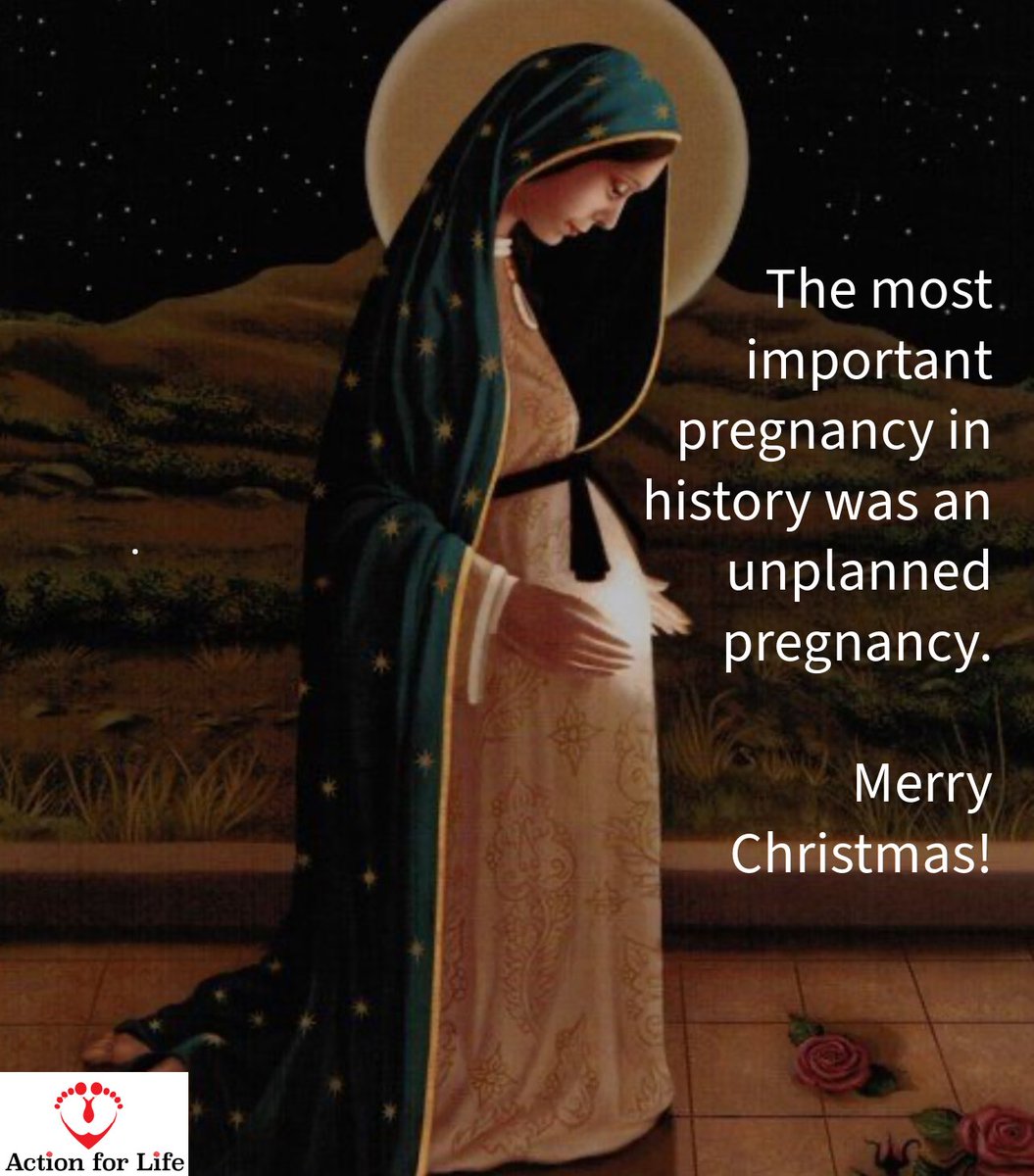 The most important pregnancy in history was an unplanned pregnancy.  👇