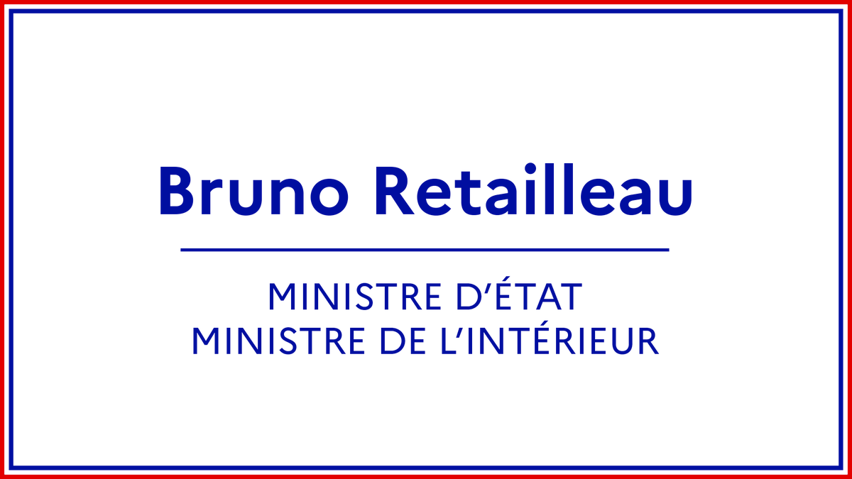 Interieur_Gouv's tweet photo. #Gouvernement I Sur proposition du Premier ministre, le président de la République a nommé monsieur Bruno Retailleau ministre d’État, ministre de l’Intérieur.

@BrunoRetailleau https://t.co/8ArPLthBB2