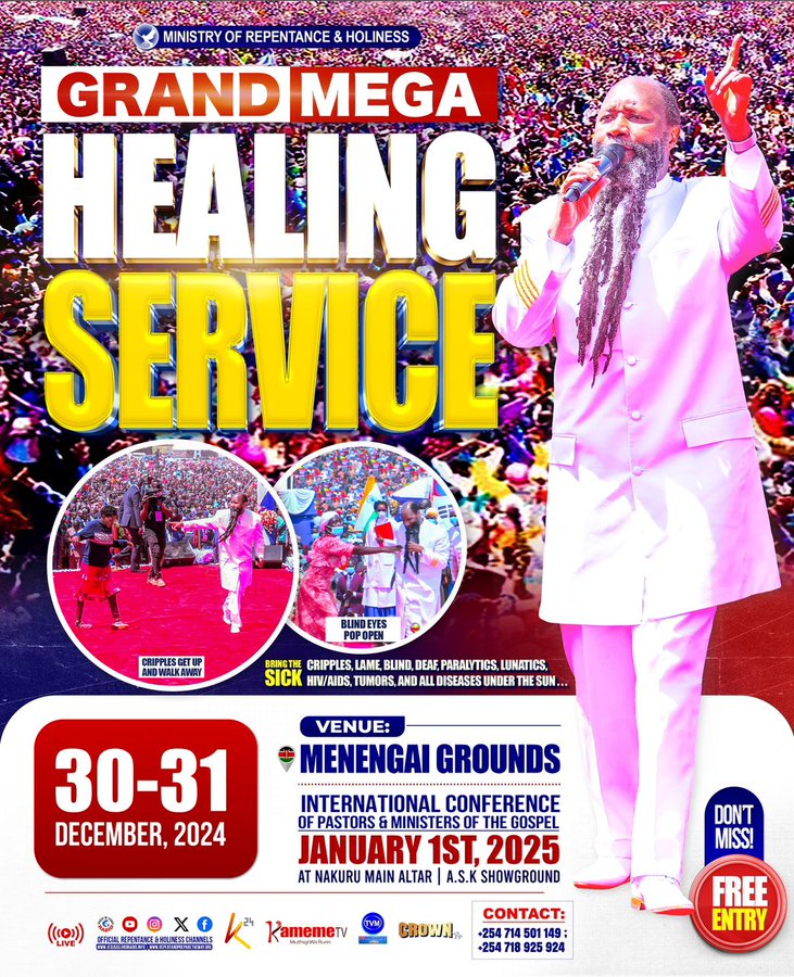 _susanwl's tweet image. Welcome to Menengai 7, to the Mountain of THE LORD at Nakuru. We only have 5 days to go.