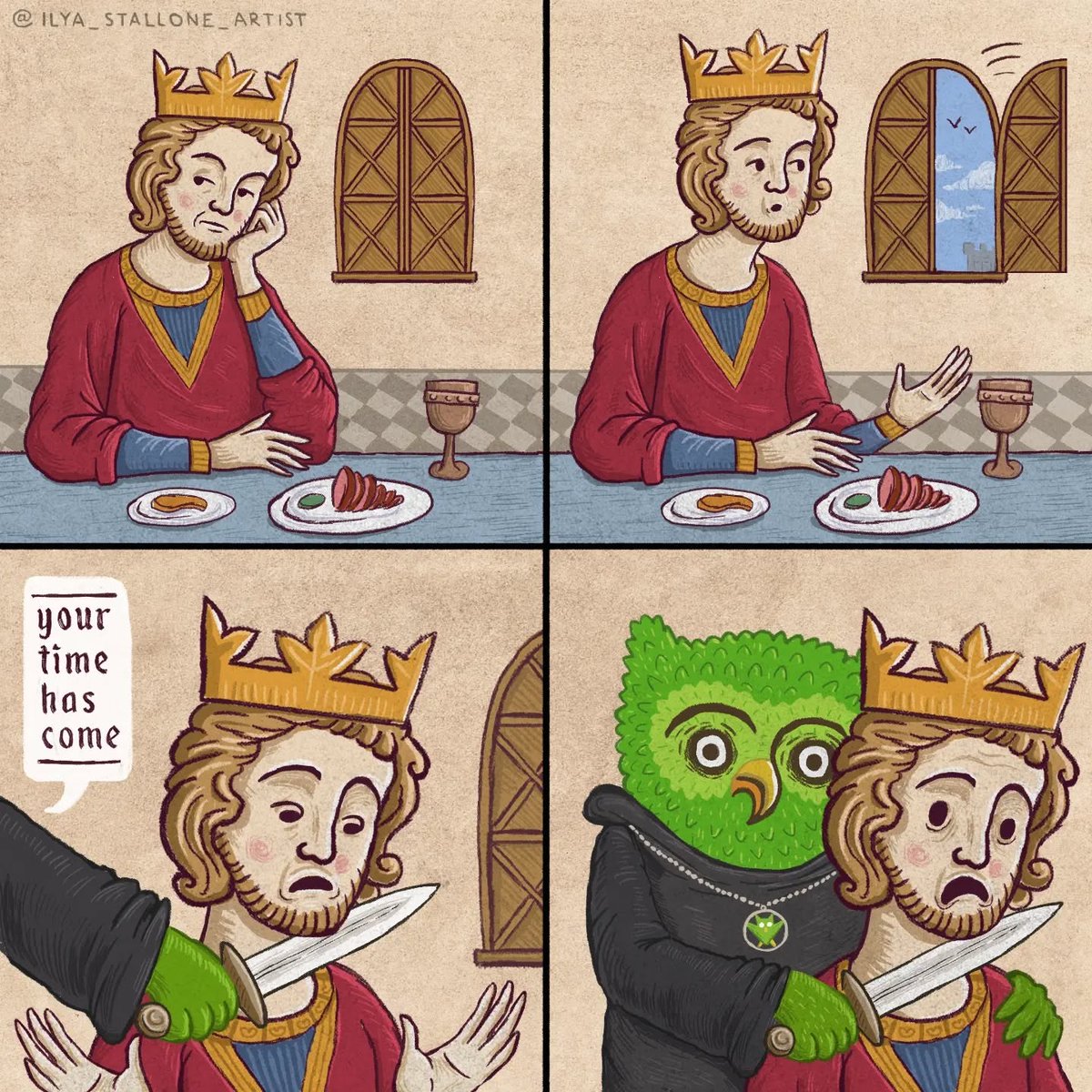 creapills's tweet image. L’artiste @ilya_stallone transpose notre monde moderne au Moyen-Âge. C'est tellement parfait