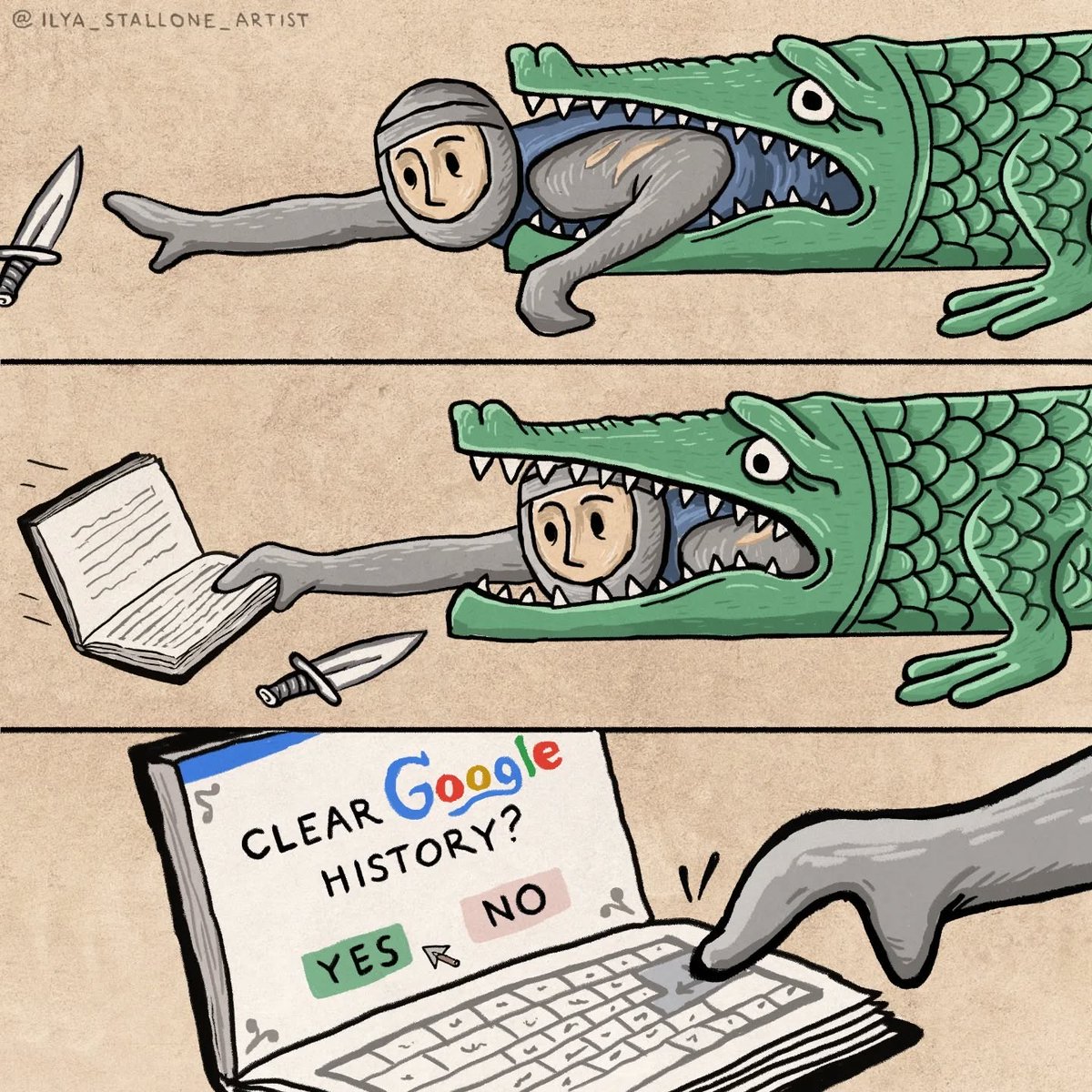 creapills's tweet image. L’artiste @ilya_stallone transpose notre monde moderne au Moyen-Âge. C'est tellement parfait