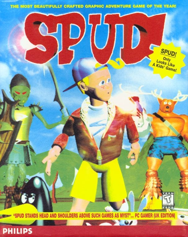 Don't have an Xmas video ready in time this year, so instead I'm going to be streaming Spud! which was "recommended" by <a href="/Duffadash/">Allan Christophersen</a> 😉
Apparently it's "the most beautifully crafted graphic adventure game of the year" (in 1996)
Streaming tomorrow Xmas Eve at 8pm UK time