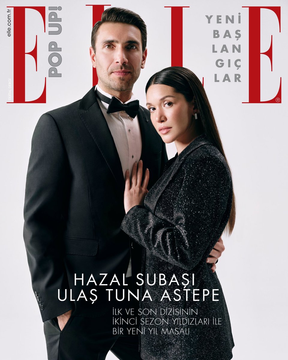 ELLETurkey's tweet photo. BluTV’de yayınlanan “İlk ve Son” dizisinin ikinci sezonunda ilk defa yanyana gelerek deliler gibi seven ama birlikte olmayı başaramayan iki sevgiliyi canlandıran #HazalSubaşı ve #UlaşTunaAstepe, @Beymen_Club’ın Yılbaşı Koleksiyonu’ndan giydikleri parçalarla #ELLEPopUp’da! https://t.co/9HLgfi7VXi