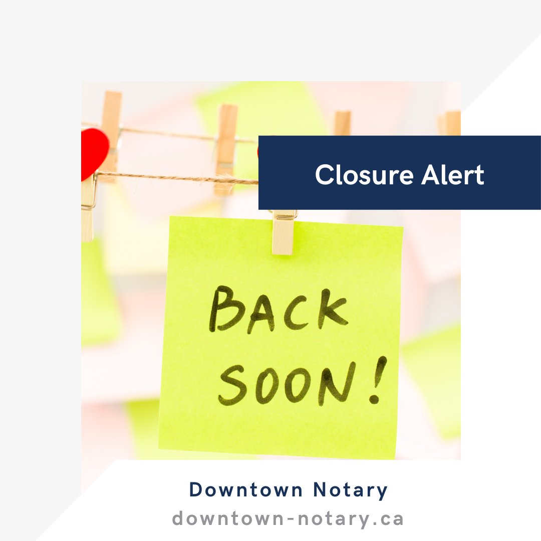 The Newmarket location will be closed December 24-25, 2024 and January 1st, 2025. Have a wonderful holiday!